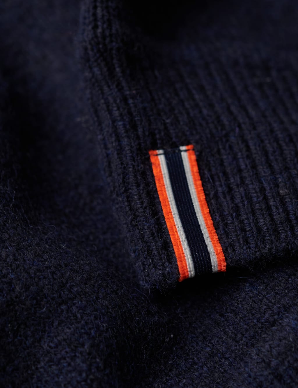 Wool Blend Ribbed Crew Neck Jumper 6 of 6