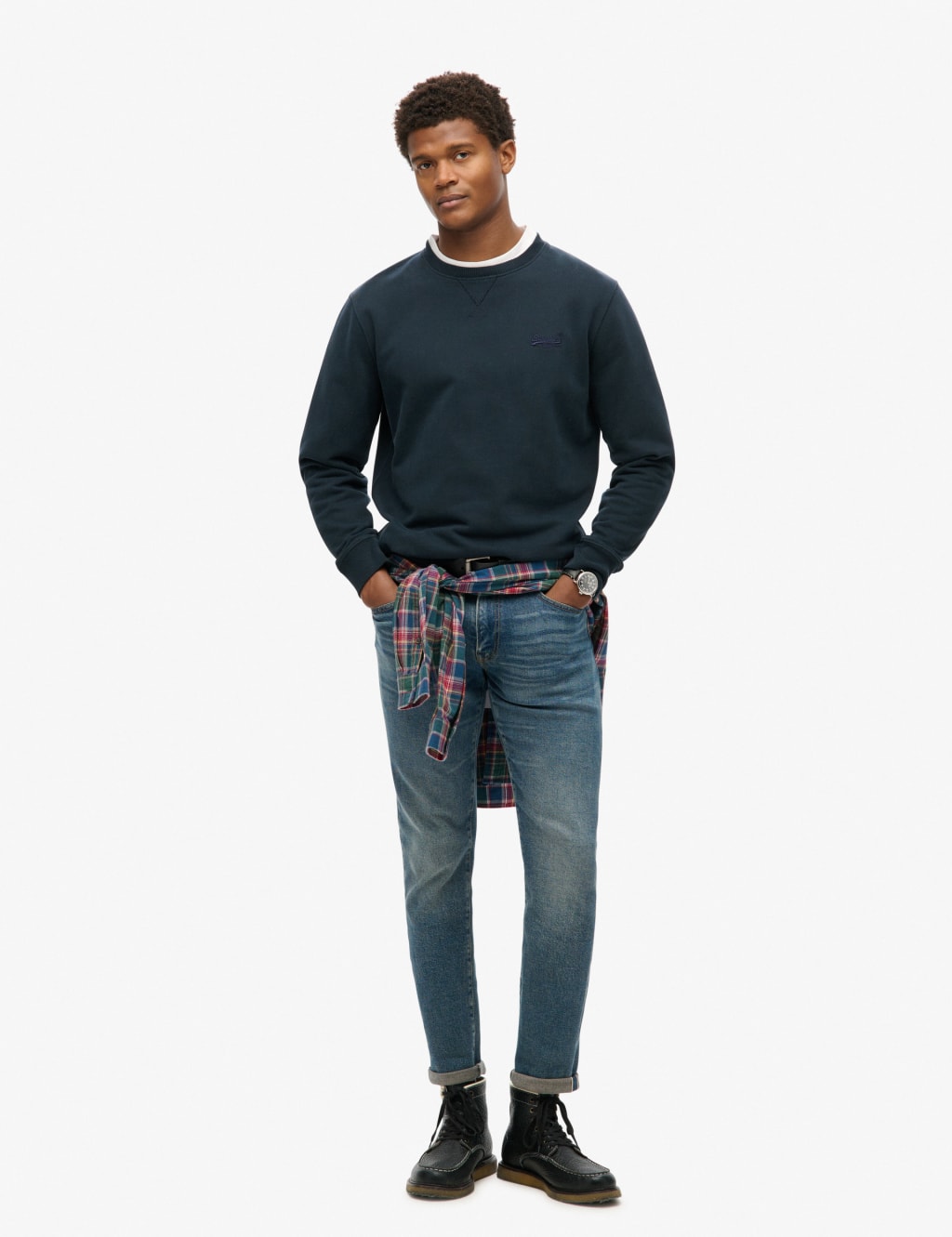 Cotton Rich Ribbed Sweatshirt 4 of 5