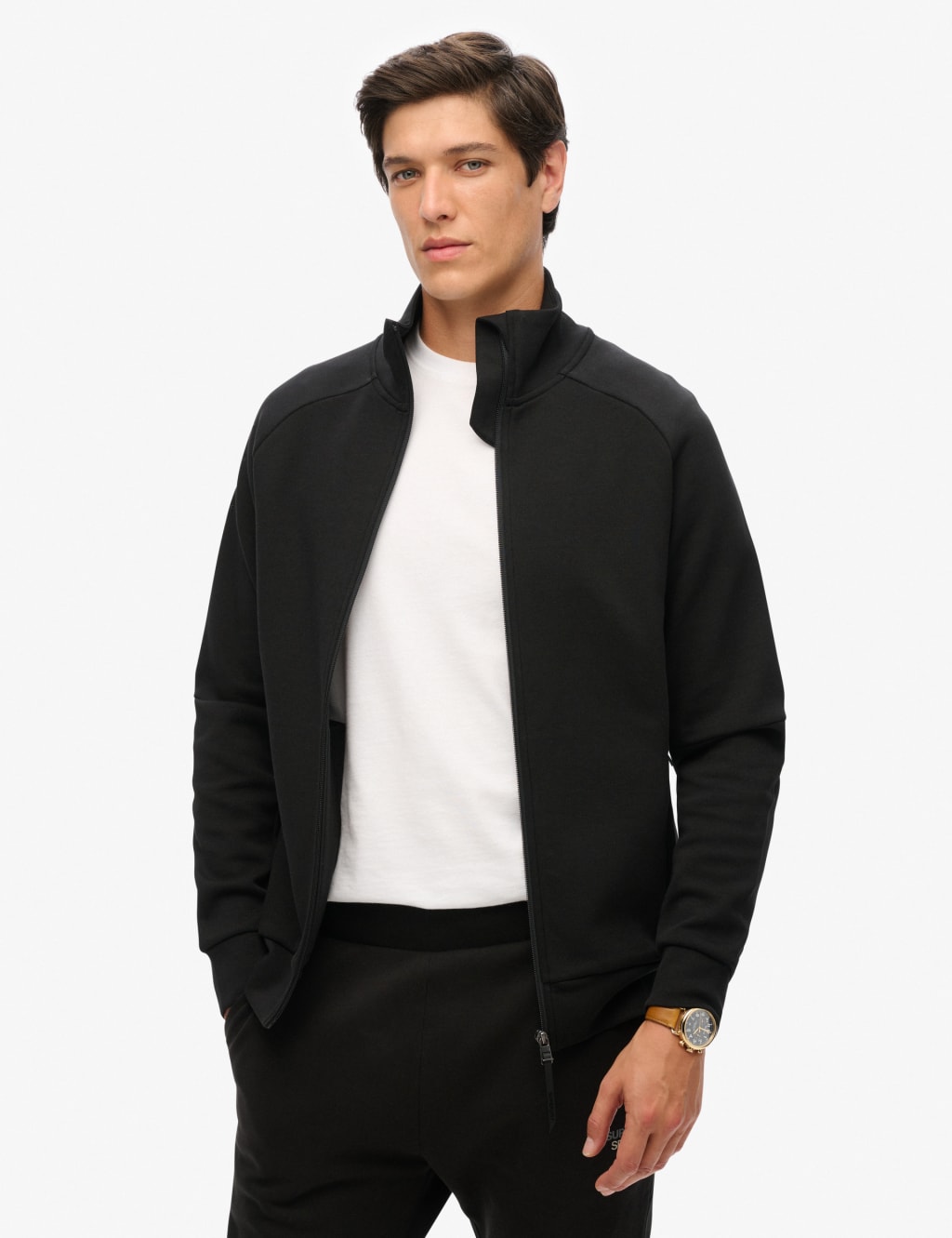 Cotton Rich Fleece Zip Up Jacket 4 of 6