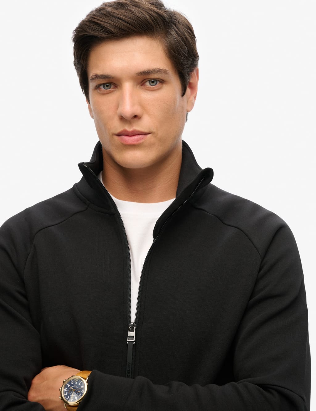 Cotton Rich Fleece Zip Up Jacket 5 of 6
