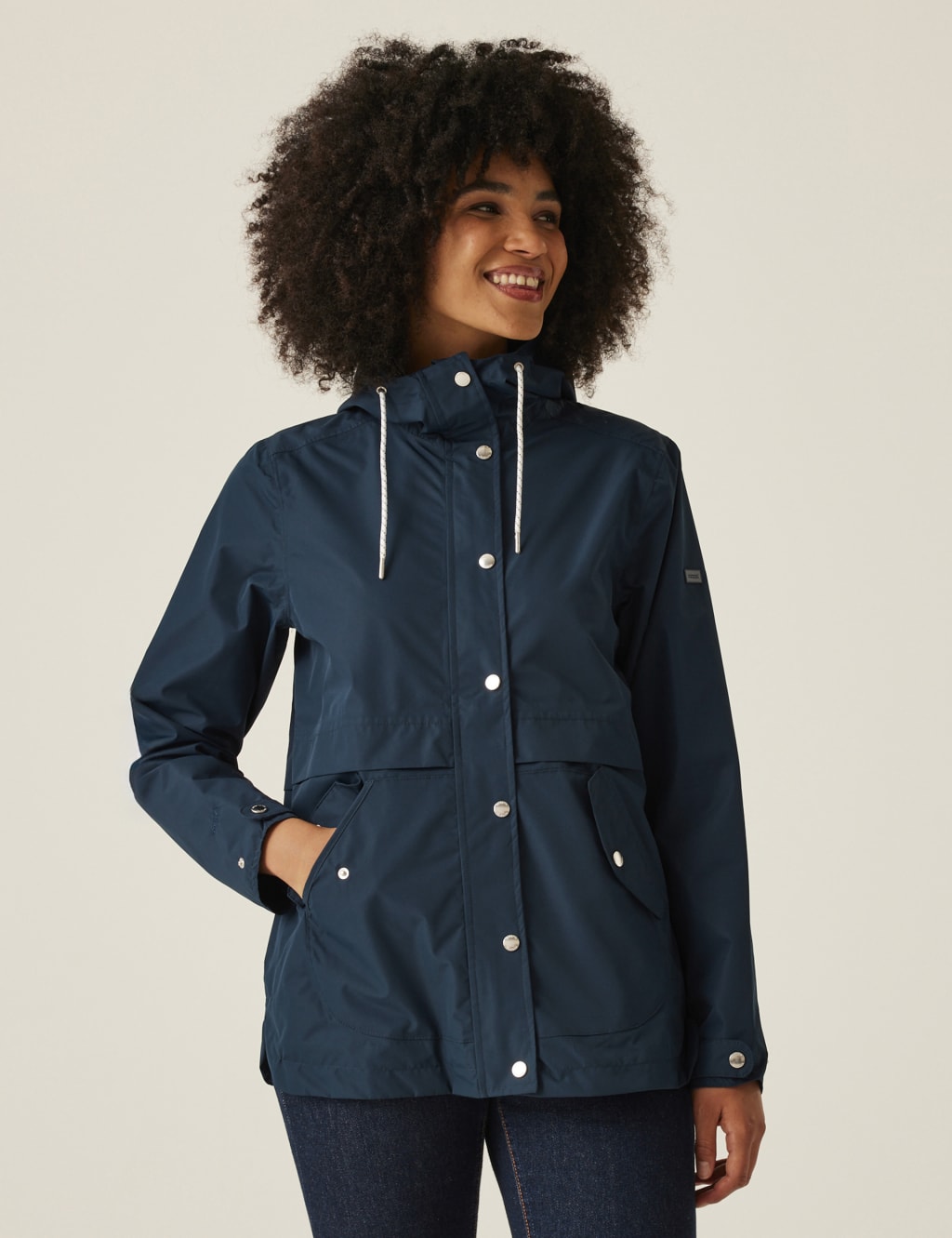Bayla Waterproof Hooded Rain Jacket 1 of 8