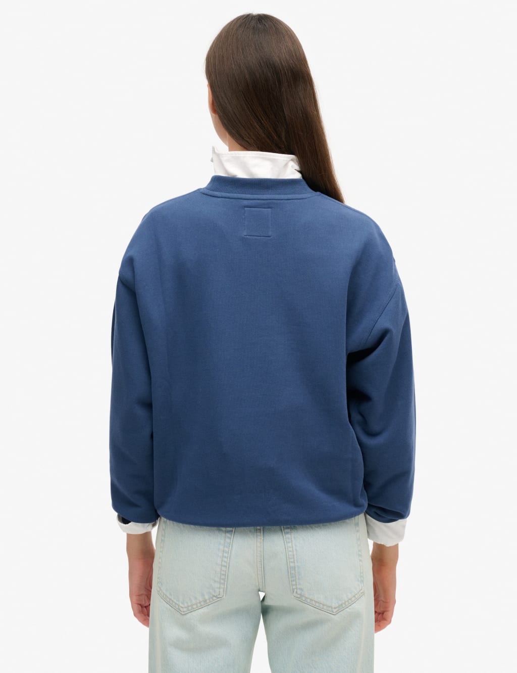 Cotton Rich Embroidered Relaxed Sweatshirt 4 of 5