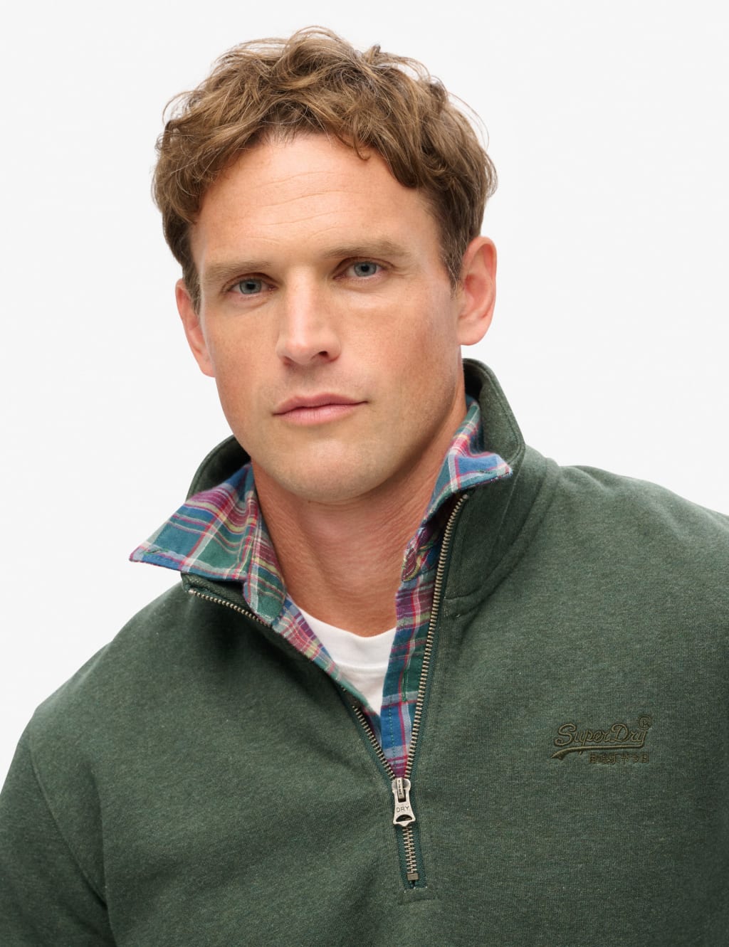 Cotton Rich Half Zip Sweatshirt 2 of 5