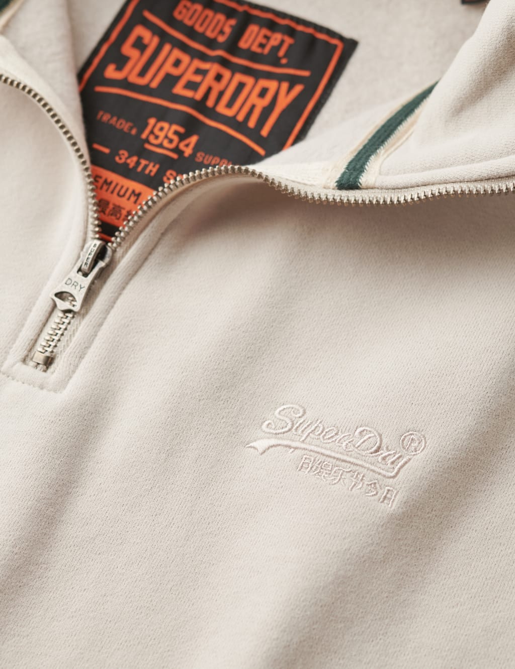 Cotton Rich Half Zip Sweatshirt 5 of 5