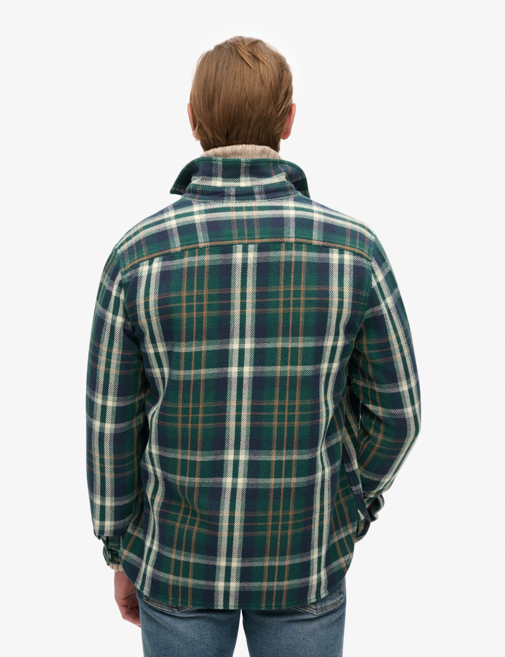 Pure Cotton Checked Overshirt 3 of 5