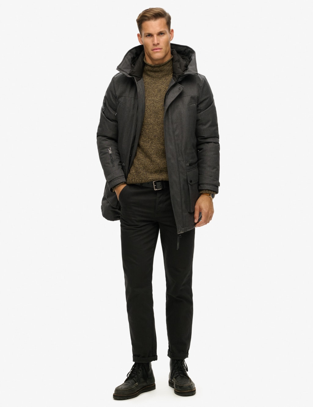 Hooded Padded Parka Jacket 6 of 6