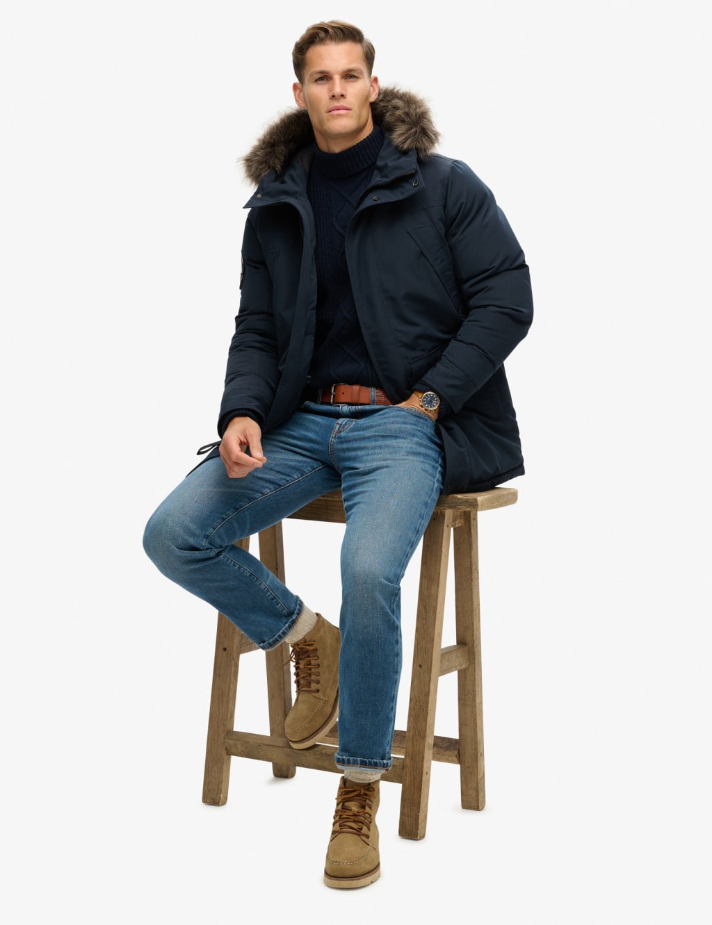 Hooded Padded Parka Jacket 5 of 6