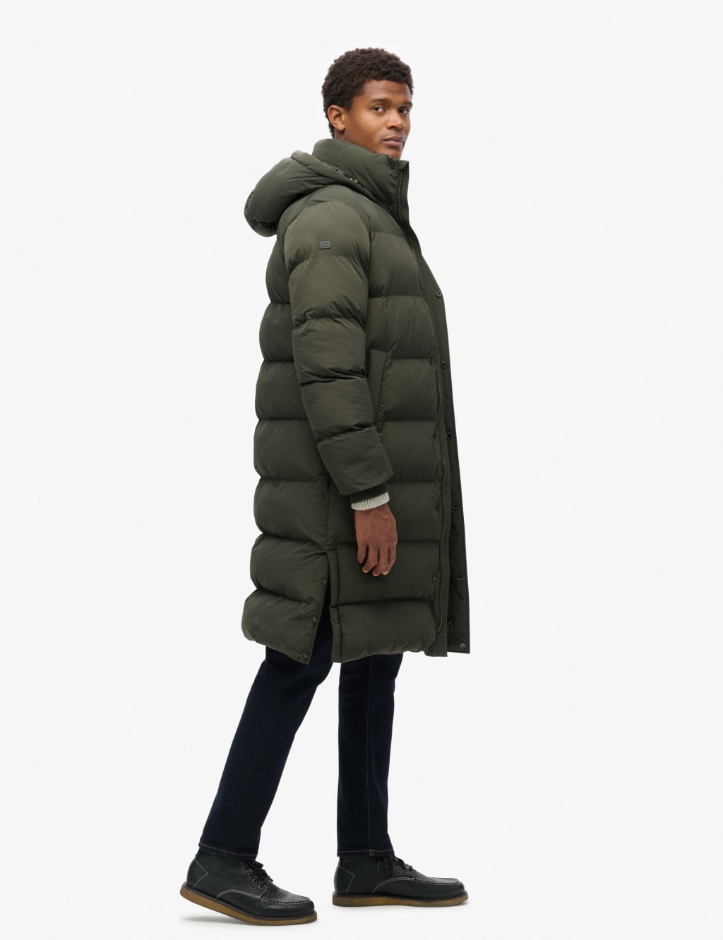 Hooded Padded Longline Parka Jacket 2 of 5