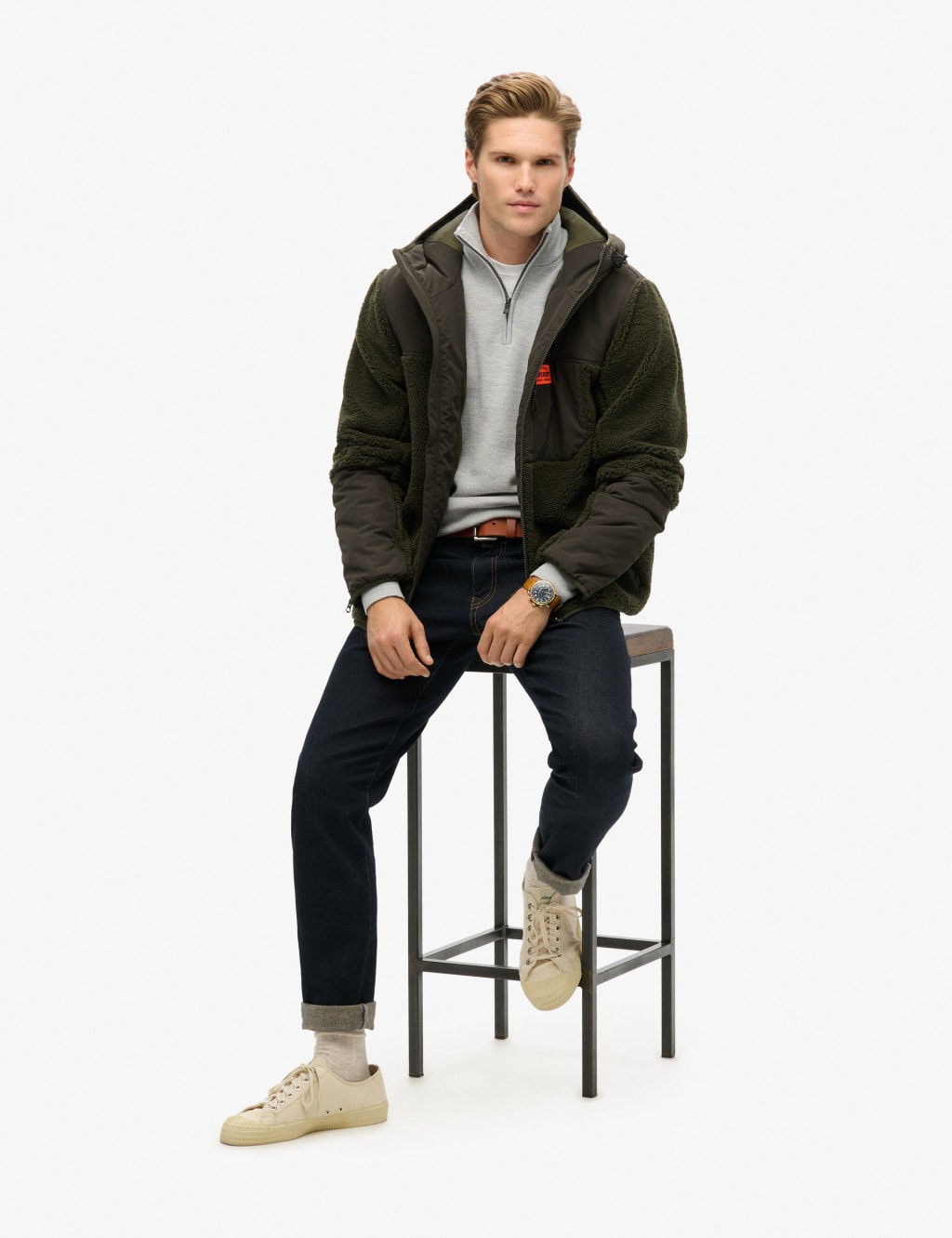 Hooded Padded Longline Parka Jacket 6 of 7