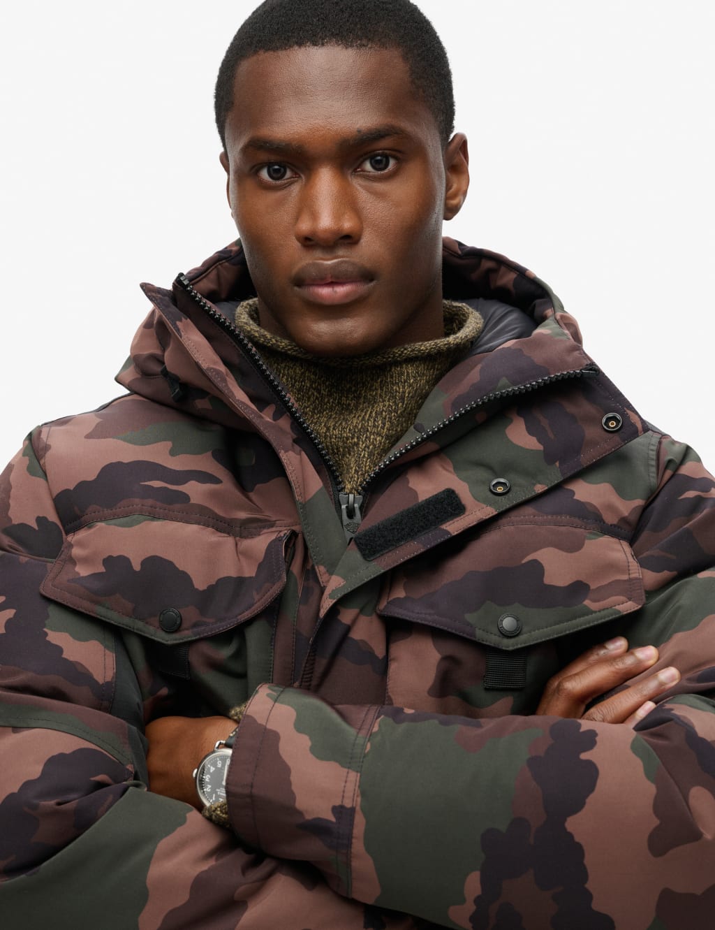 Hooded Padded Parka Jacket 4 of 6