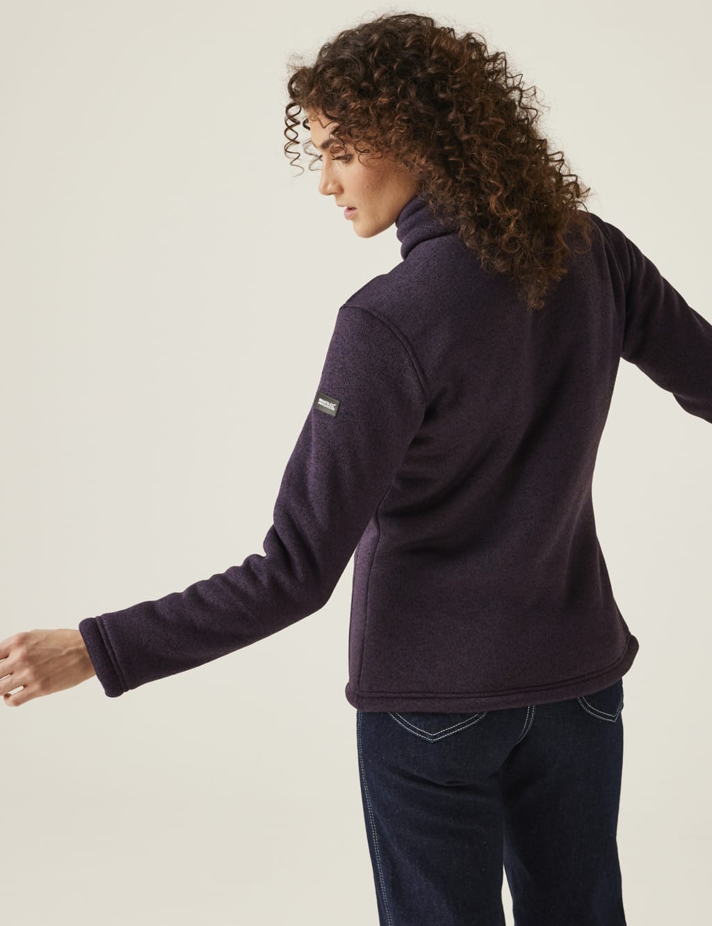 Razia II Zip Up Funnel Neck Fleece Jacket 4 of 5