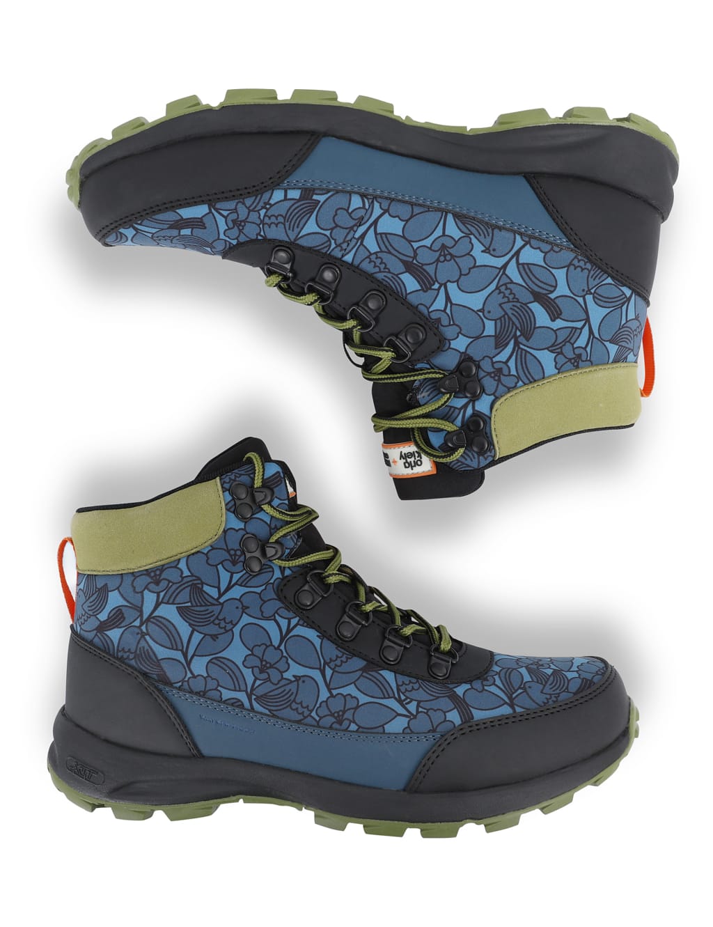 Floral hiking boots cheap
