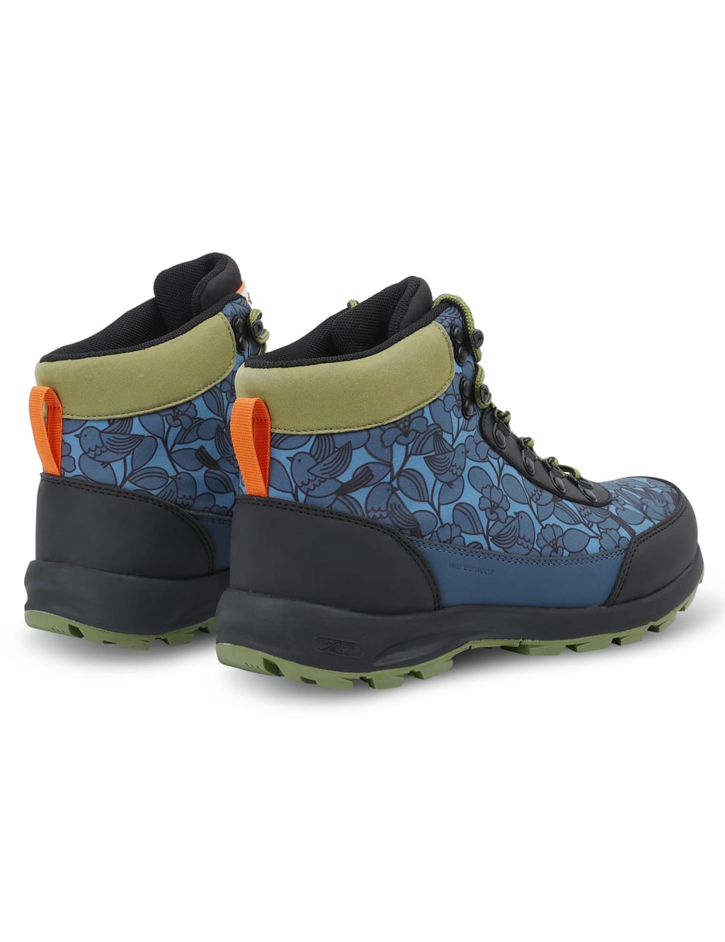 Orla Kiely Floral Colour Block Hiking Boots
