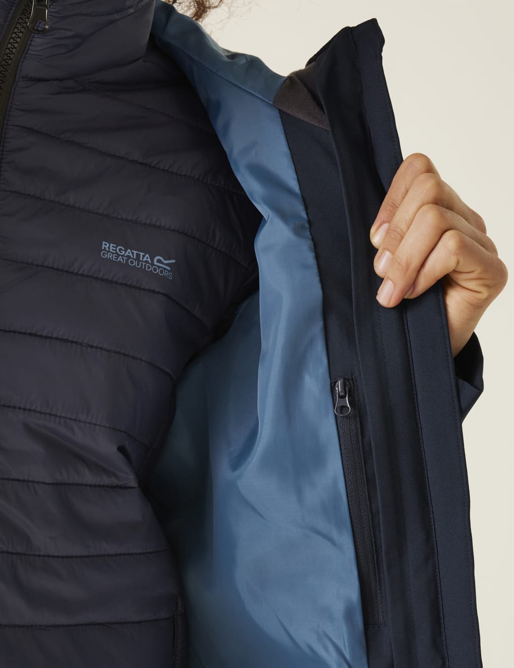 Denbury V Waterproof Padded 3 in 1 Coat 6 of 8