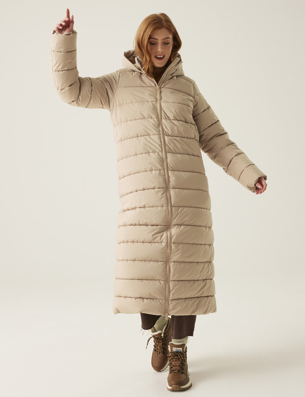Elender Padded Longline Puffer Coat