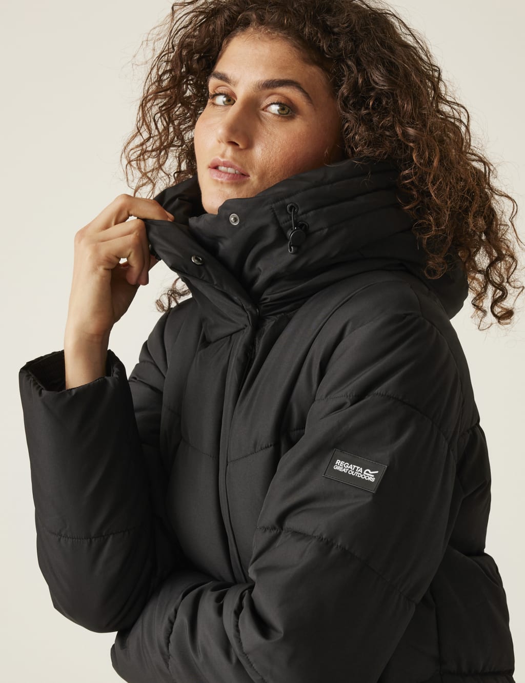 Regatta black coat new arrivals