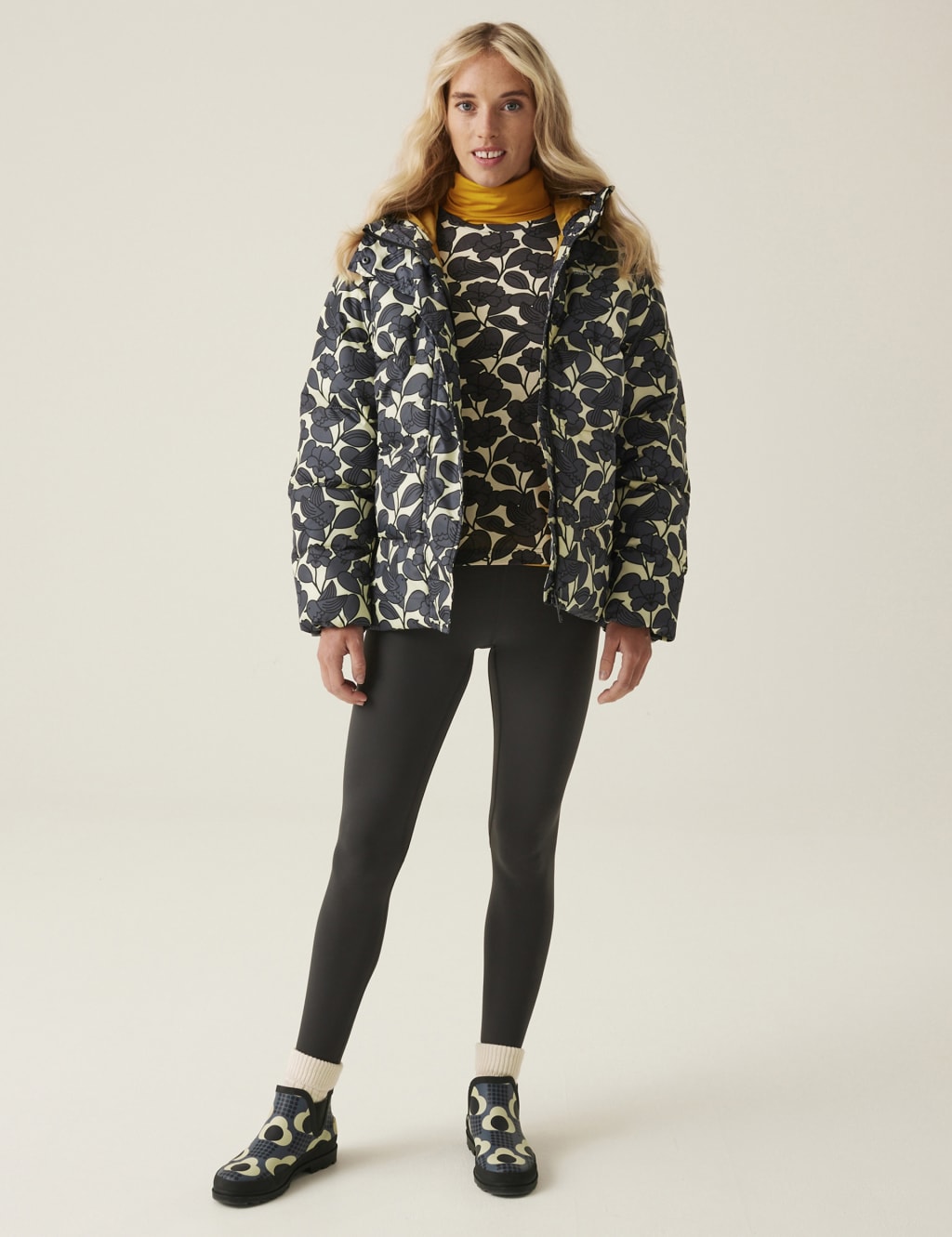 Orla Kiely Hooded Padded Jacket 3 of 6