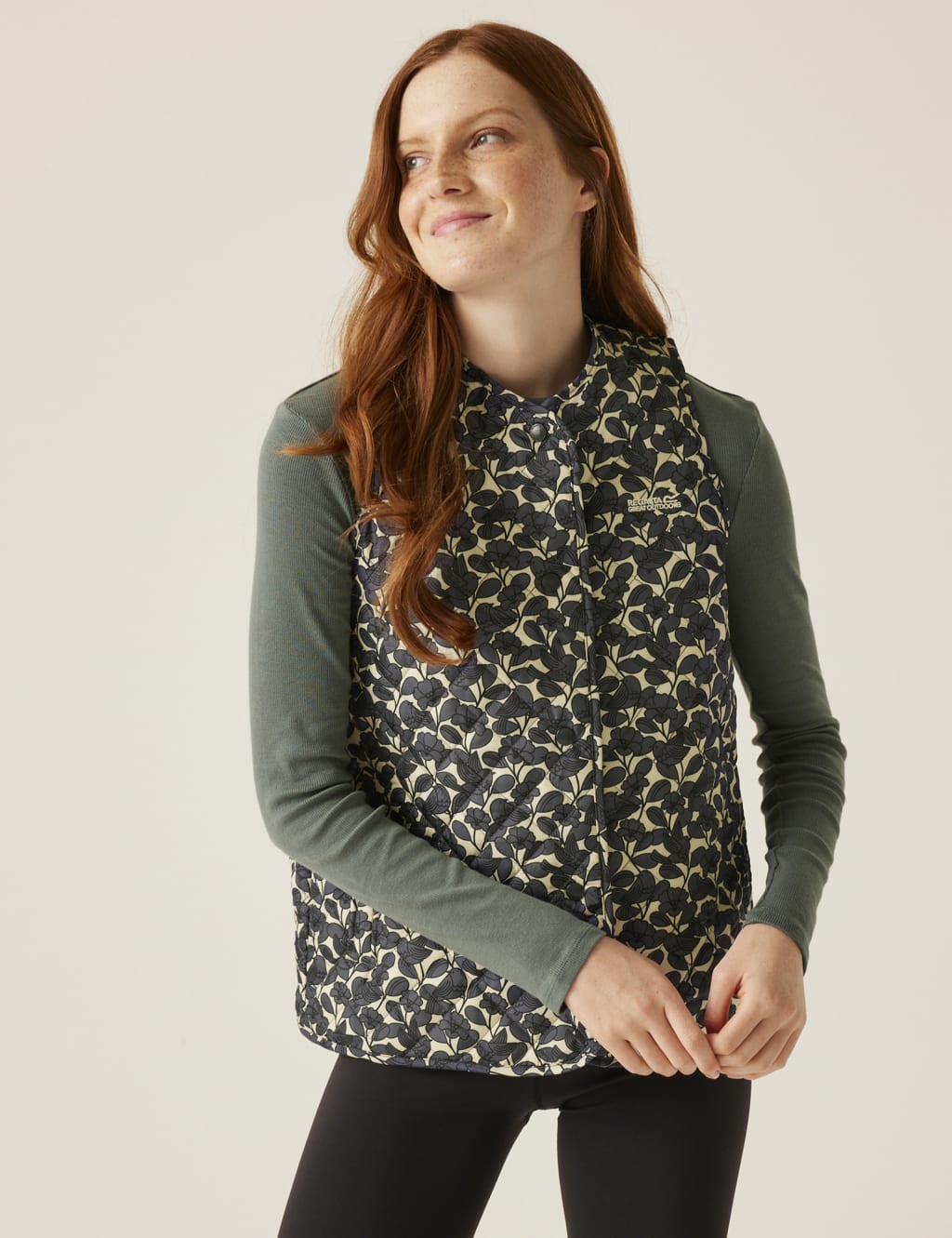 Womens floral gilet outlet