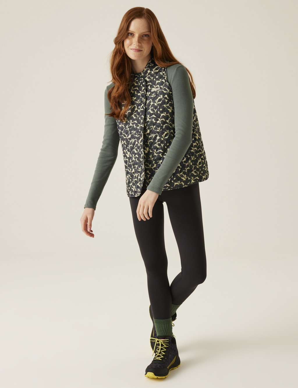 Orla Kiely Quilted Floral Gilet 3 of 6