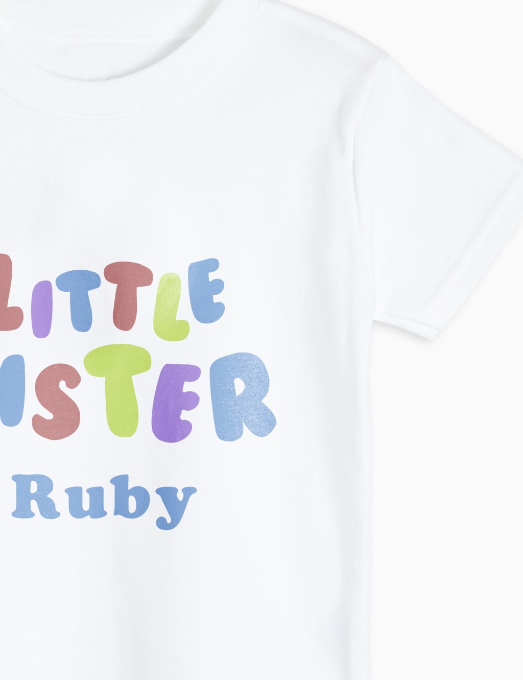 Personalised Little Sister T-Shirt (1-6 Yrs) 3 of 3