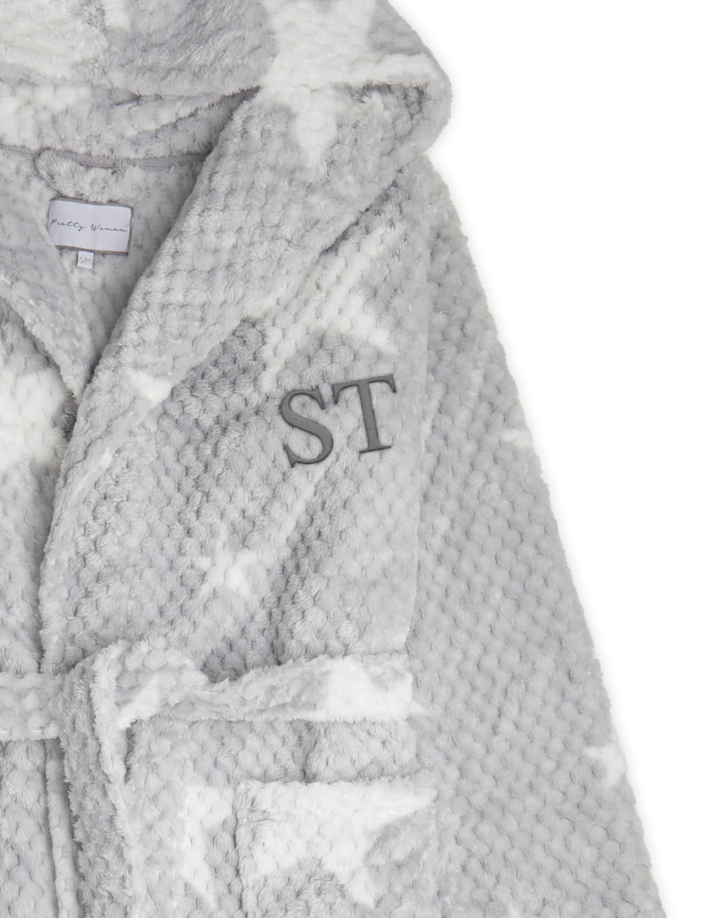 Personalised Womens Fleece Robe 3 of 3
