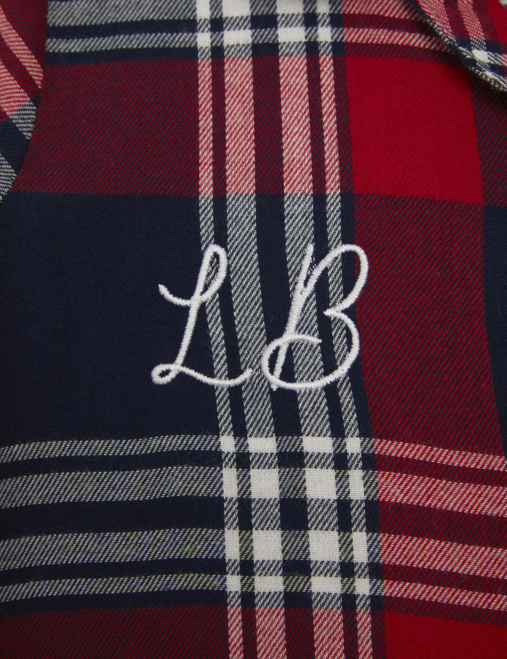 Personalised Red Tartan Baby Romper (0-3 Yrs) 3 of 3
