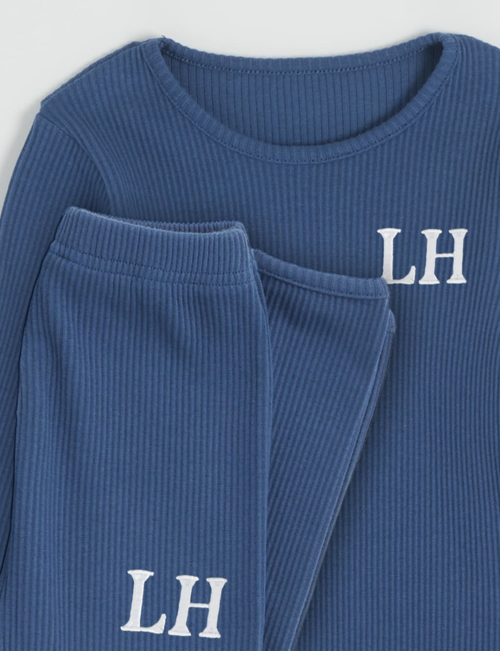 Personalised Kids Ribbed Lounge Set (1-10 Yrs) 3 of 3