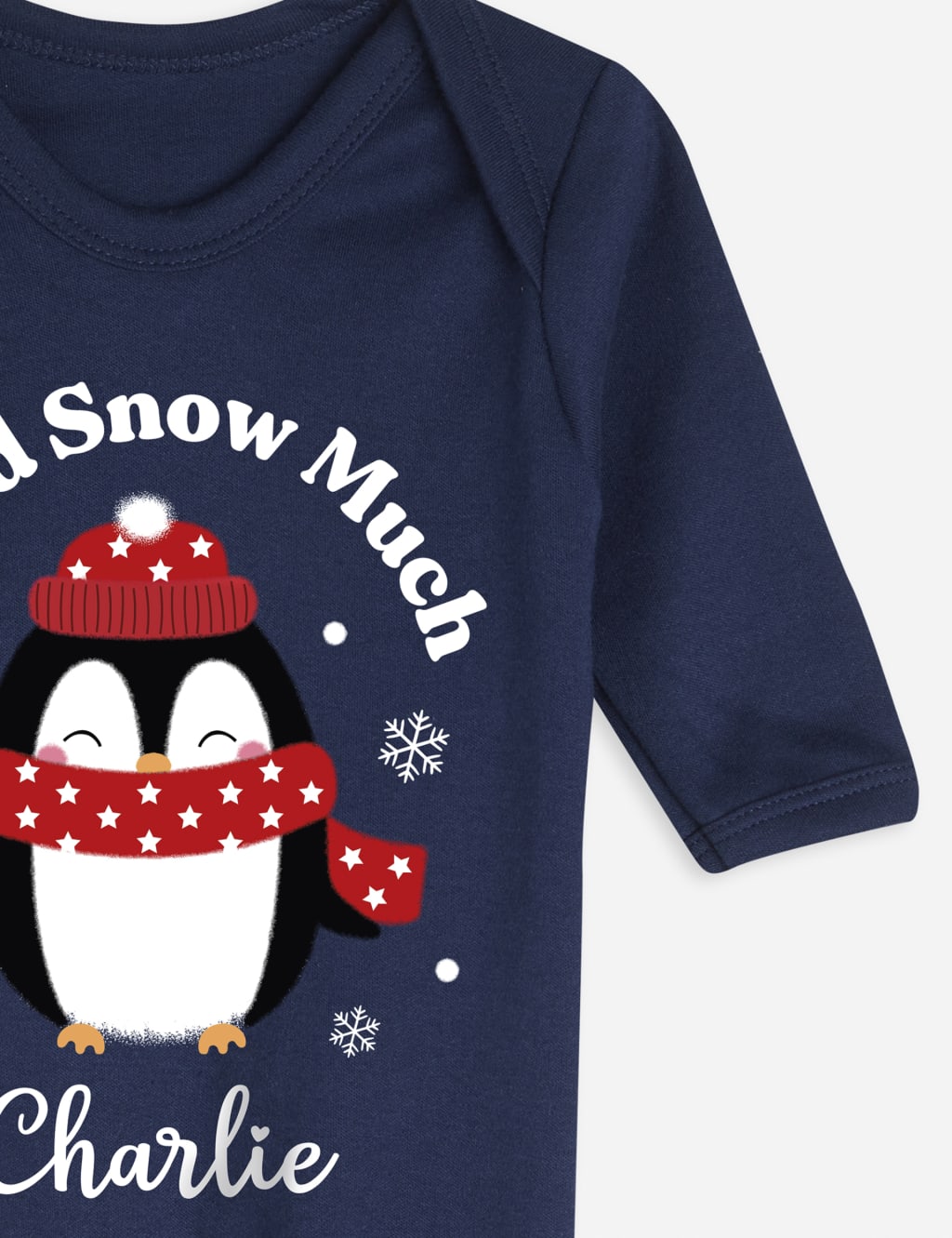 Personalised Penguin Babygrow (0-12 Mths) 3 of 3