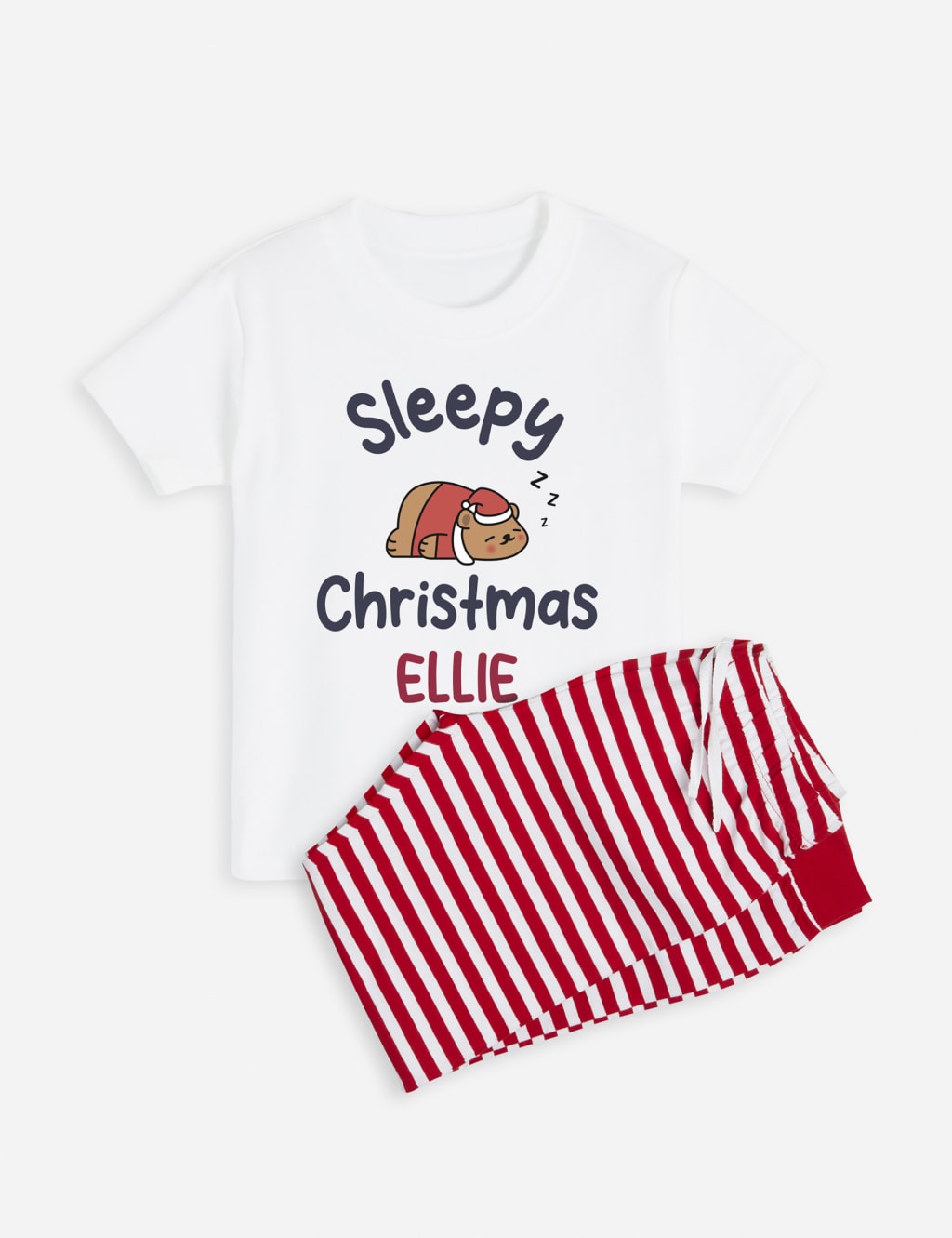 Personalised Sleepy Girls Pyjamas (5-12 Yrs) 2 of 4