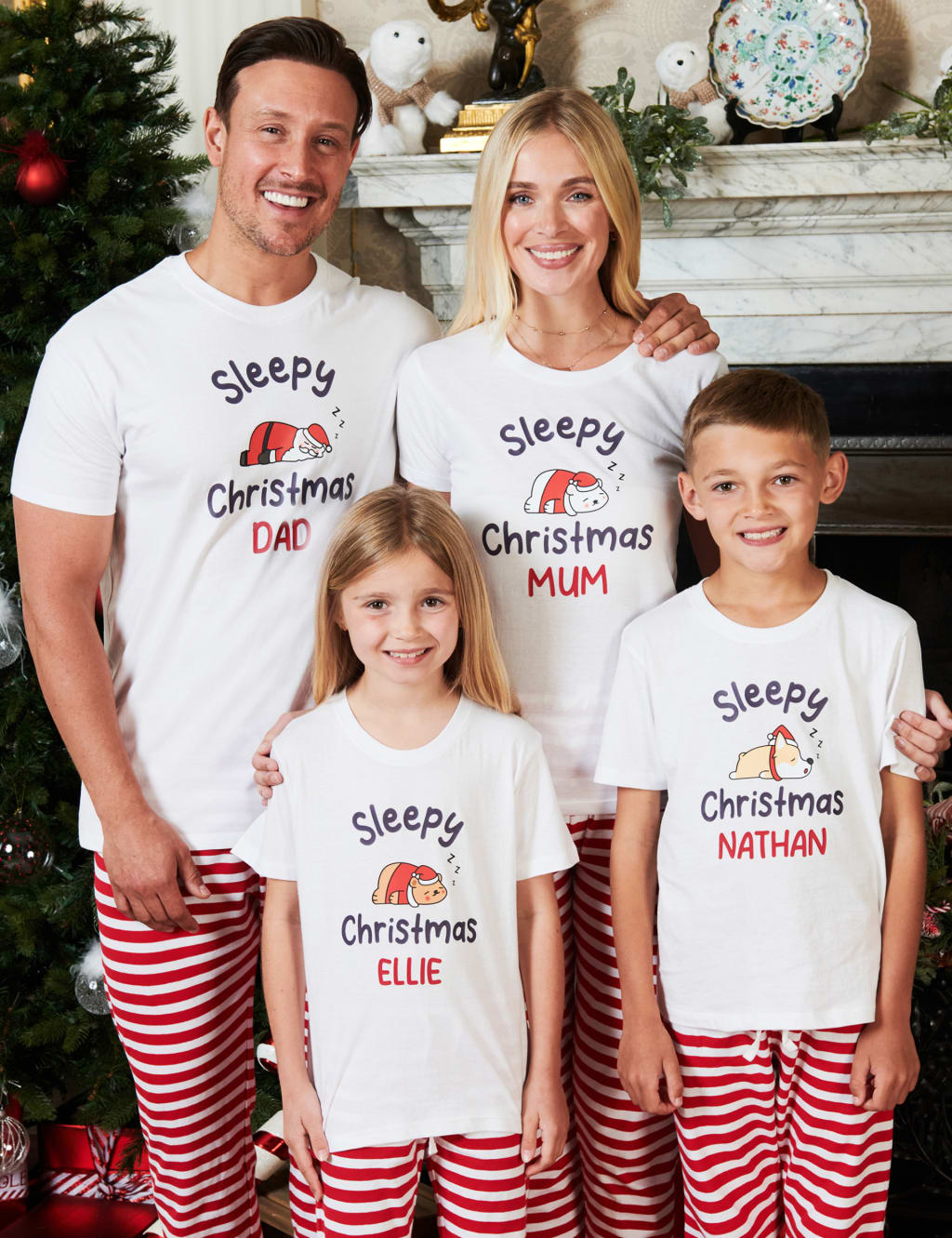 Personalised Sleepy Mens Pyjamas 4 of 4