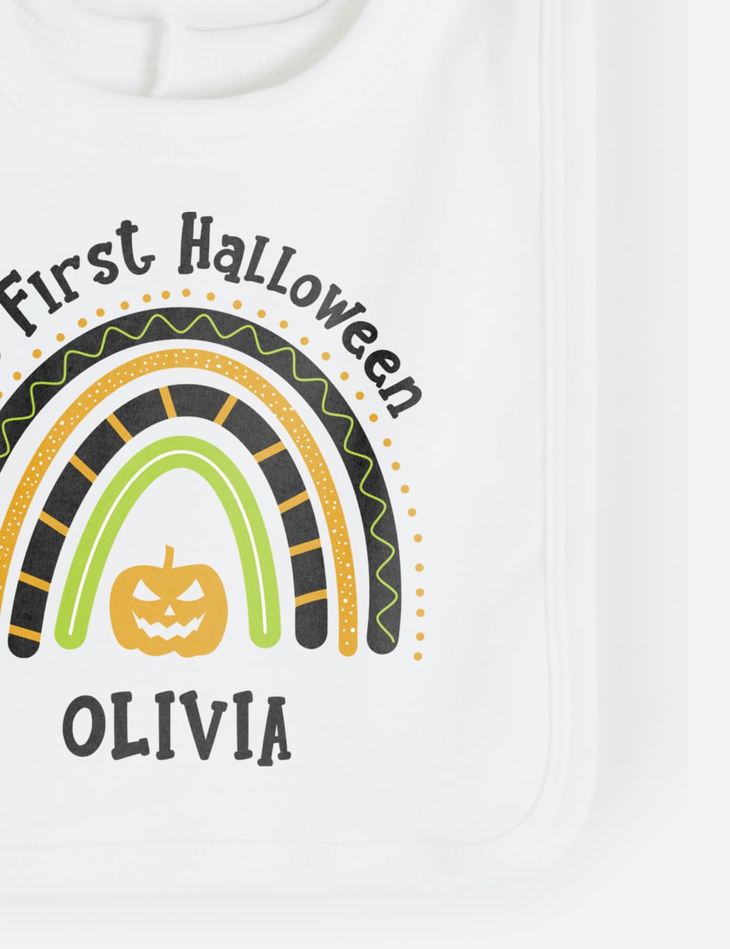 Personalised First Halloween Bib 2 of 2
