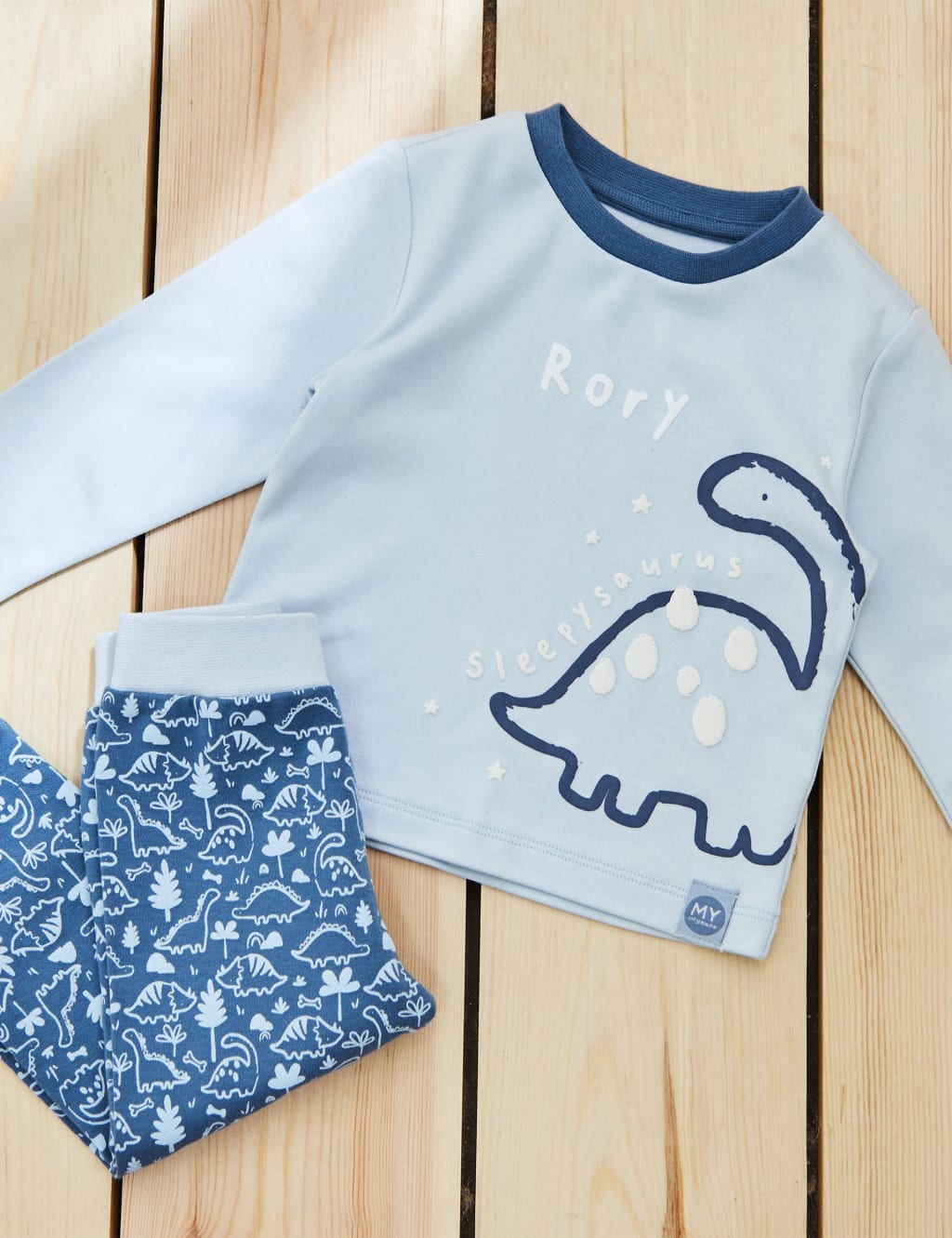 Personalised Sleepysaurus Pyjama Set (0-6 Yrs) 2 of 4