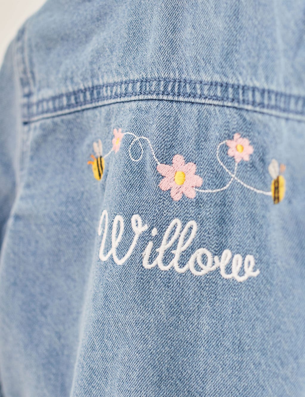 Personalised Bumblebee Denim Jacket (6 Mths-5 Yrs) 2 of 5