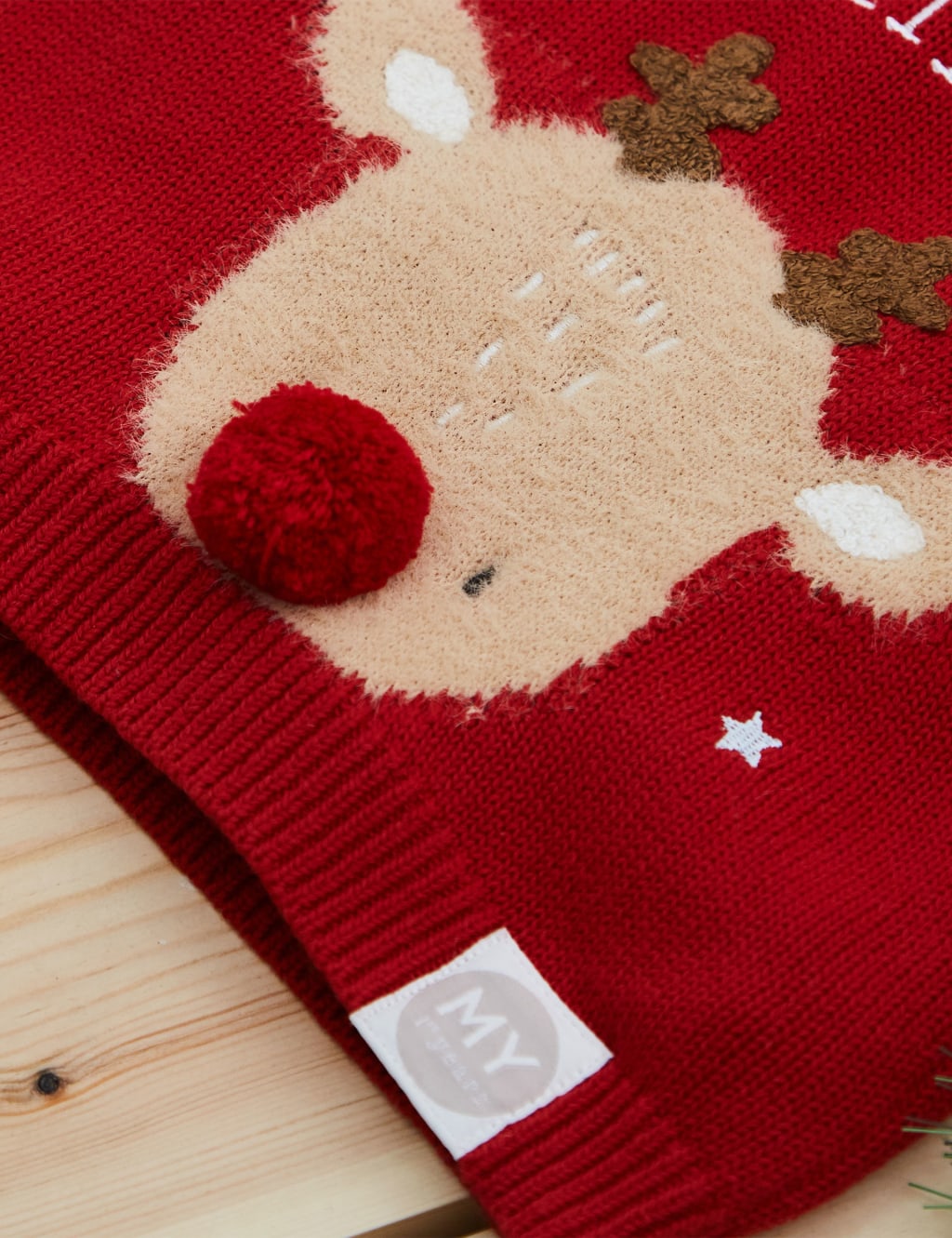 Personalised Reindeer Christmas Jumper (6 Mths-5 Yrs) 3 of 4