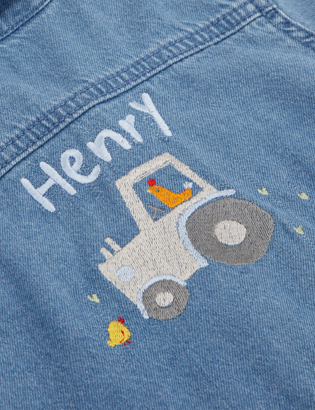 Personalised Farmyard Denim Jacket (6 Mths - 5 Yrs) 3 of 4