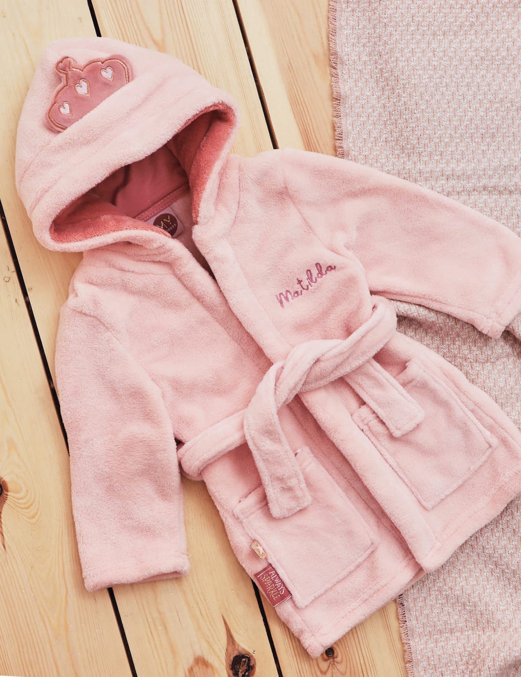 Personalised Fairy Princess Fleece Dressing Gown 0 7 Yrs