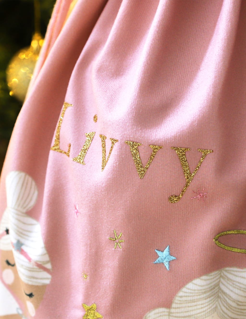 Personalised Pink Christmas Sack 2 of 4