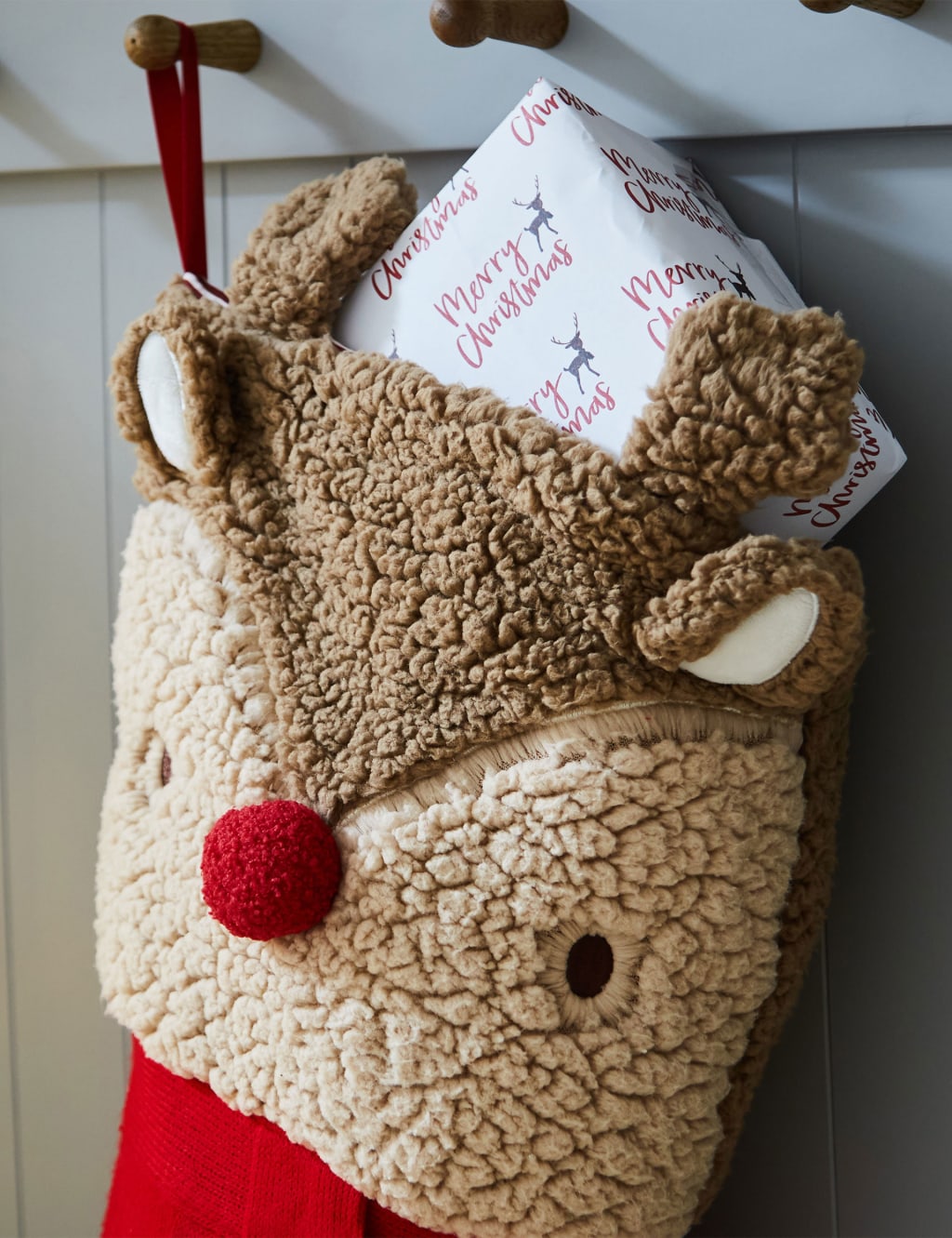 Personalised Large Reindeer Stocking 3 of 4