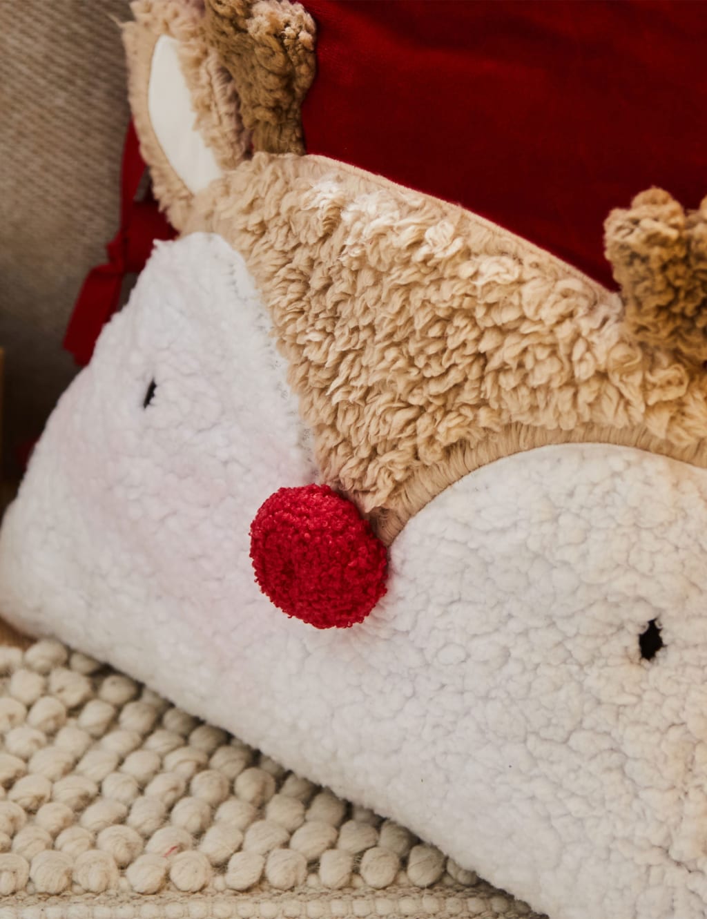 Personalised Reindeer Velvet Sack 3 of 4