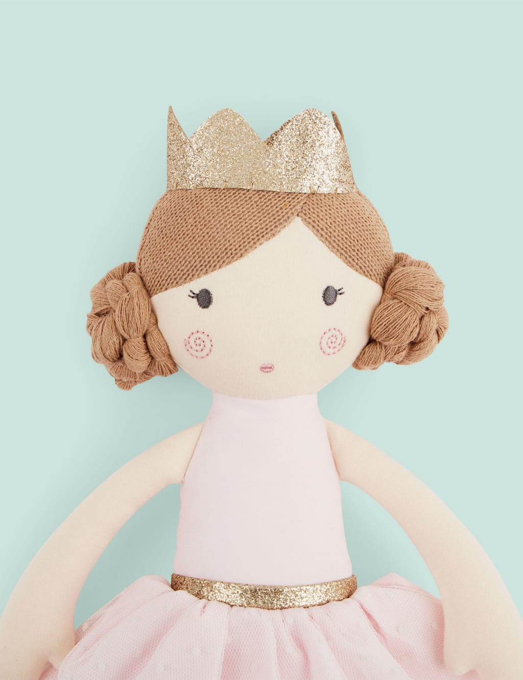 Personalised Ballerina Doll With Brunette Hair
