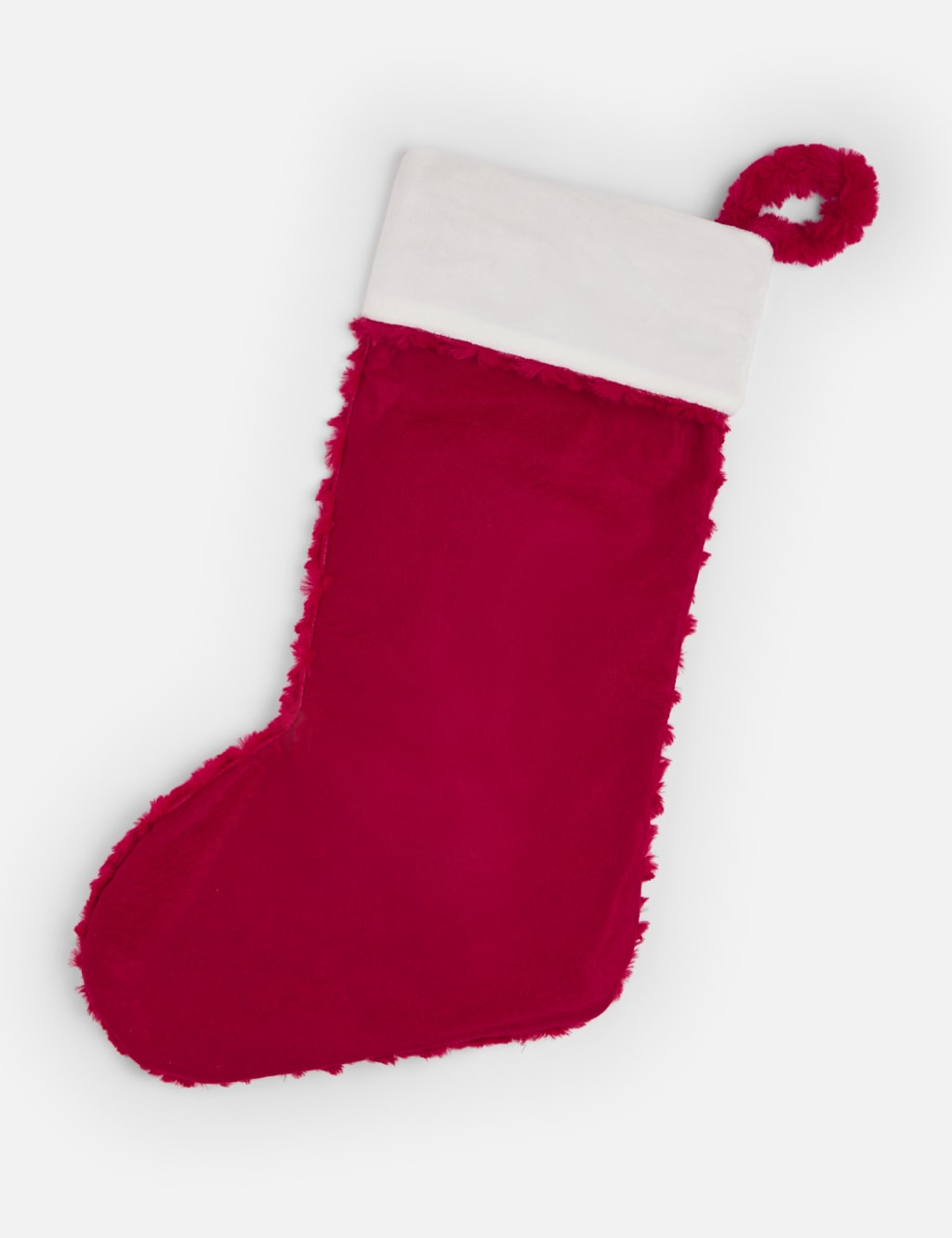 Personalised Name Red Plush Stocking by Dollymix 2 of 3