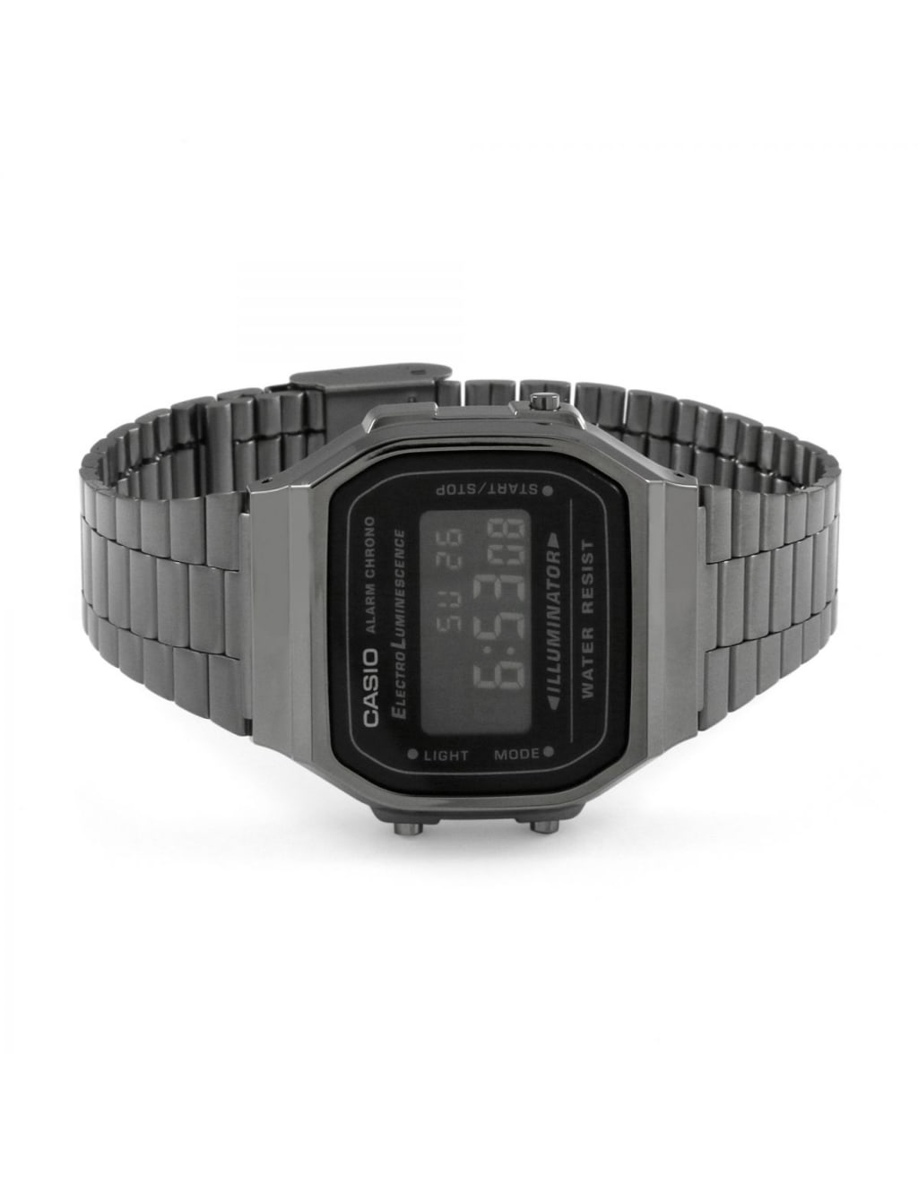 Casio Vintage Retro Chronograph Metal Bracelet Watch 3 of 5