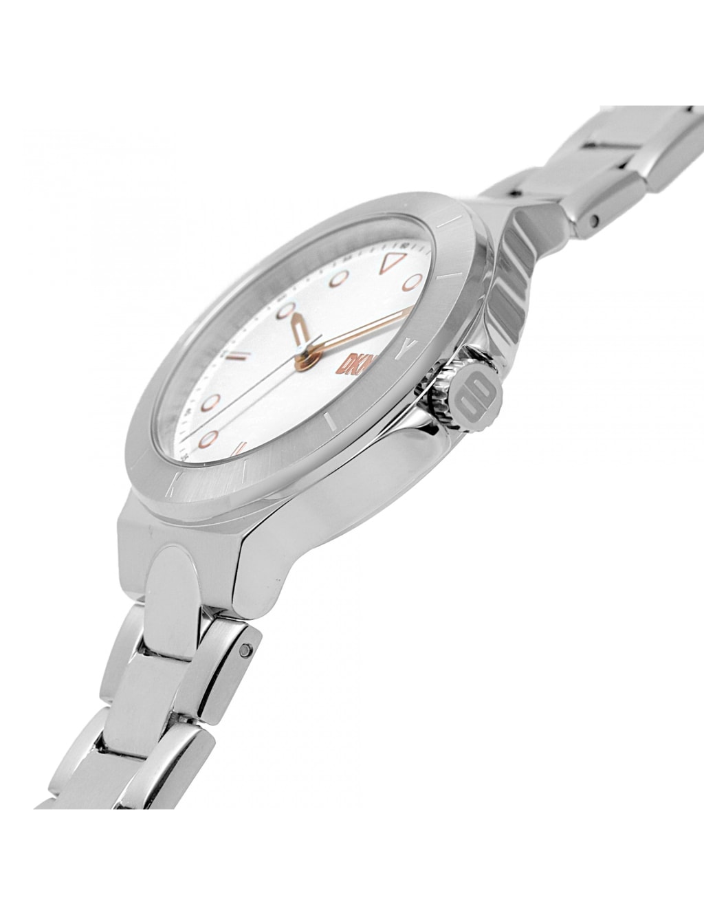 DKNY Silver Chambers Metal Watch 5 of 7