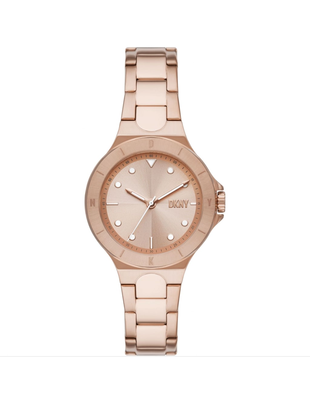 DKNY Rose Gold Chambers Metal Bracelet Watch Dkny M S