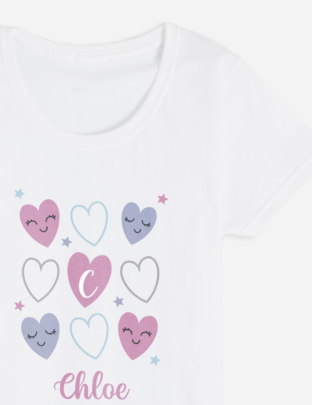 Personalised Heart Pyjamas (5-12 Yrs) 2 of 3