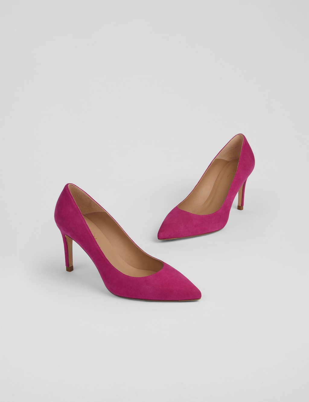 Suede Stiletto Heel Pointed Court Shoes 4 of 4
