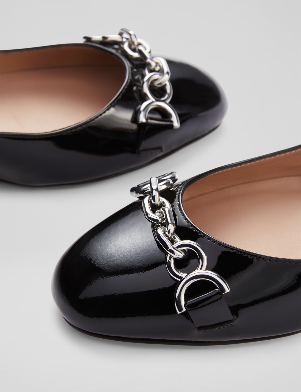 Leather Patent Block Heel Pumps 3 of 4