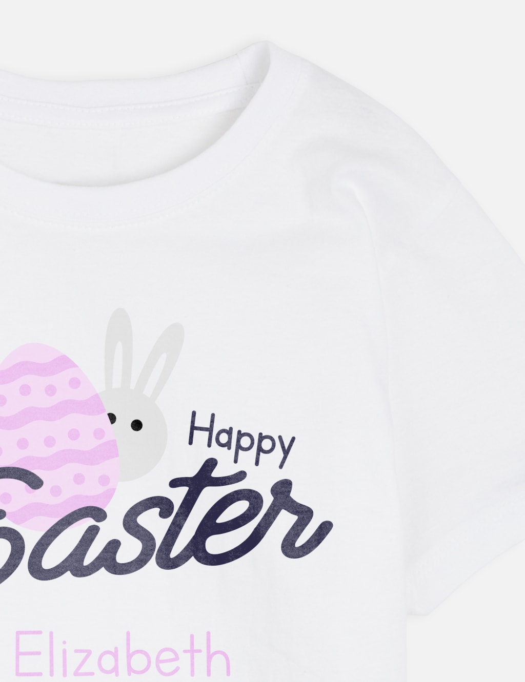 Personalised Girls Happy Easter Pyjamas (5-12 Yrs) 2 of 3