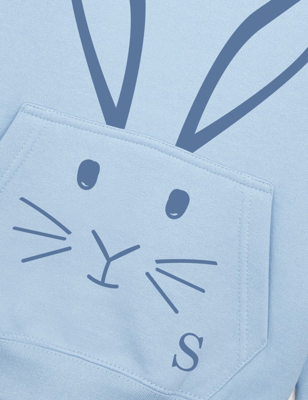Personalised Bunny Hoodie (5-11 Yrs) 2 of 3