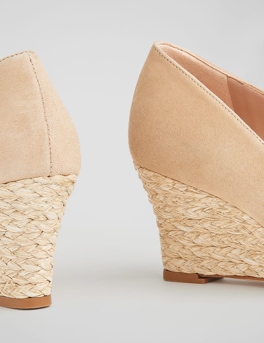 Suede Slip On Wedge Espadrilles 3 of 4